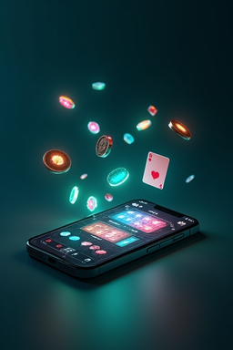 Mobile phone showing Lucky Haul app